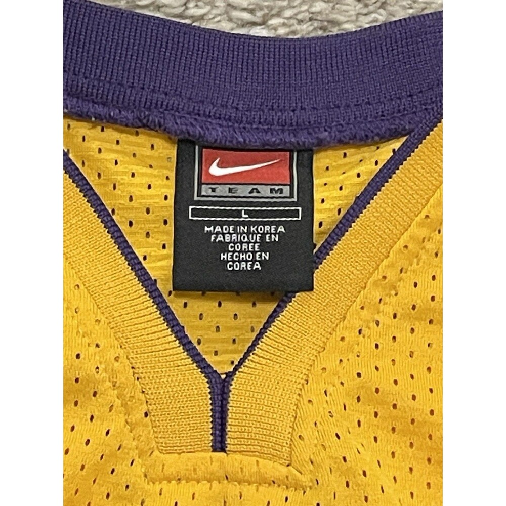 VTG Nike Authentic LA Lakers Gary Payton Large Jersey Youth Stitched EUC - Picture 5 of 6